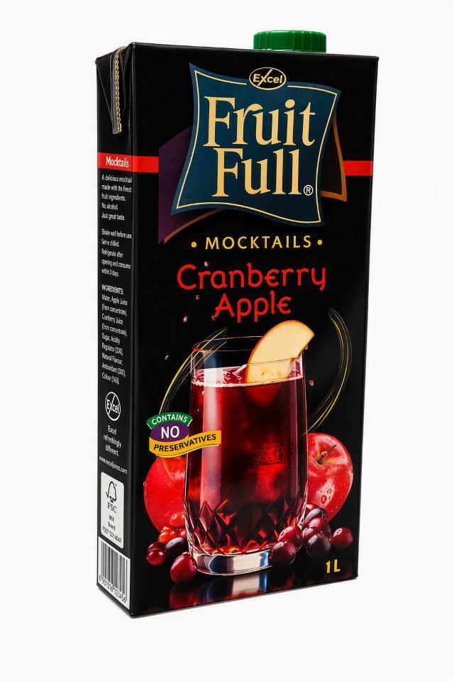 Fruit Full Cranberry-Apple Nectar 1L